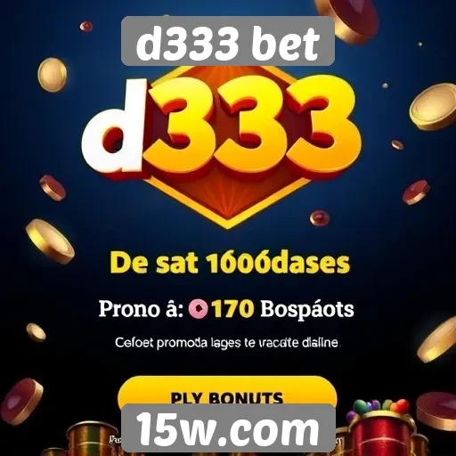 Promoções e bônus do d333 bet atraem novos usuários